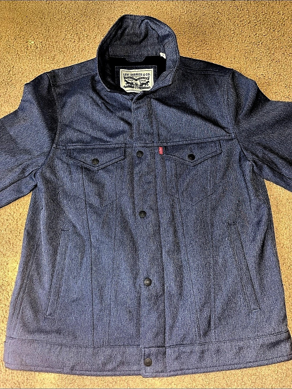 Levi's Classic Stand-collar Trucker Jacket Blue